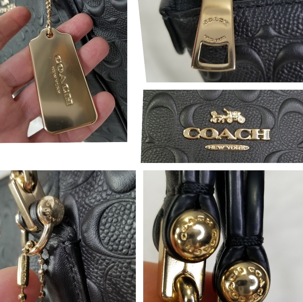 ✅️ COACH SET Matching Designer Bag Wallet Signature - Picture 10 of 16